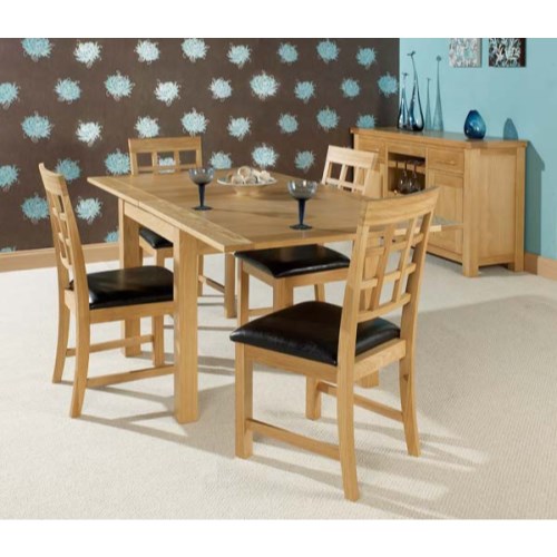 LPD Limited LPD Hudson Oak Extending Dining Set
