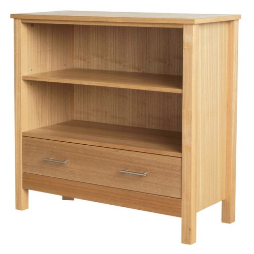 LPD Limited LPD Oakridge Oak 1 Drawer Low Bookcase