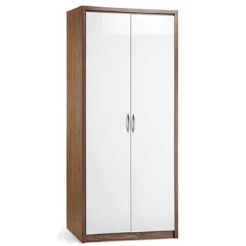 LPD Limited Madilena High Gloss 2 Door Wardrobe