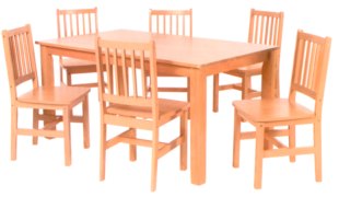 LPD New Orleans Dining Set 6 Chairs