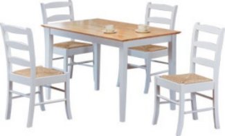 LPD Normandy Dining Set 4 Chairs