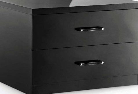 LPD Novello Bedside Cabinet in Black