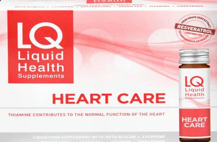 LQ Liquid Health Supplements Heart Care 10 x