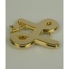 LRG Clothing LRG Classic L Belt Buckle (Shiny Gold)