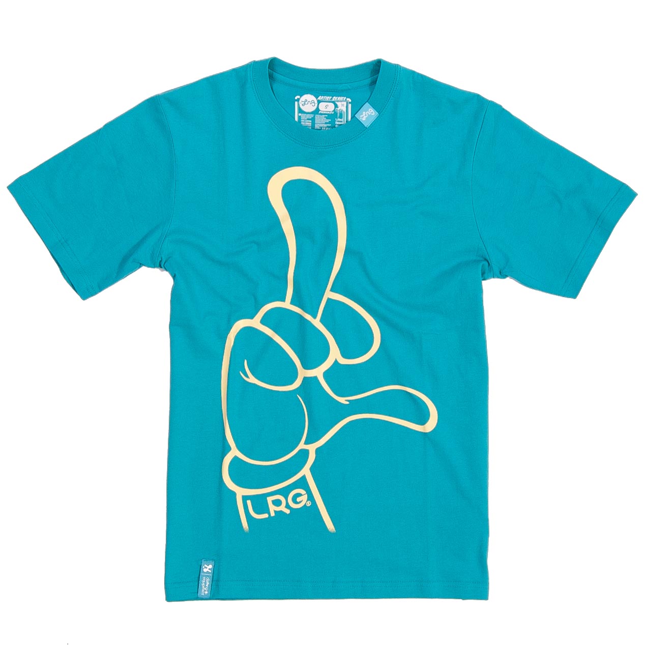 LRG T-Shirt - Lend A Hand - Turquoise C111037
