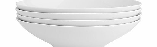 LSA International LSA Dine Soup and Pasta Bowl, Set of 4, Dia.24cm