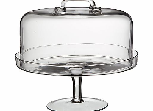 LSA International LSA Serve Cake Stand and Dome, Dia.26.5cm