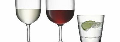 LSA Lotta Glassware Glassware (Pairs) Wine Goblets