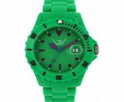 LTD Watch All Green Plastic Watch