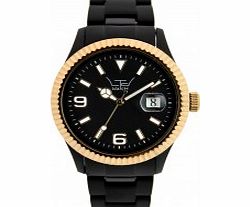 LTD Watch Black Gold Bezel Watch