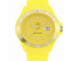 LTD Watch Limited Edition Yellow Silicone Watch