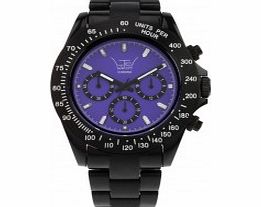 LTD Watch Purple Black Chronograph Watch