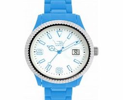 LTD Watch White Blue Watch