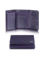 Genuine Leather Card Holder Flap Wallet