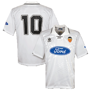 Luanvi 97-98 Valencia Home Shirt   No. 10