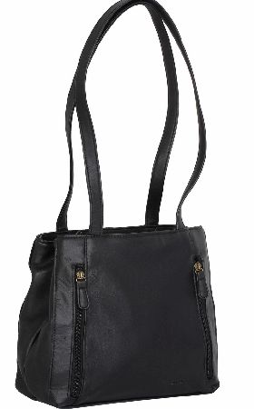 LUCA BOCELLI Leather Twin Handle