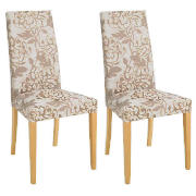 LUCCA Pair Of Chairs, Olive Floral