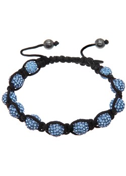 Blue Crystal and Hematite Bead