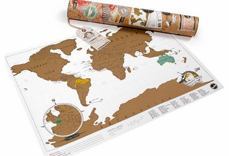 Luckies of London Luckies Travel Scratch Map