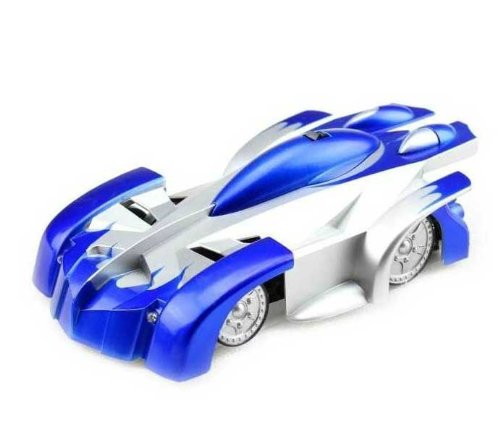 LUCKYBOY  Radio Control Zero Gravity Mini Wall Climber Climbing RC Blue Car