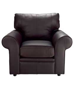 Leather Chair - Chocolate