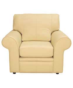Leather Chair - Ivory