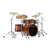 Ludwig Epic Euro Acoustic Drum Kit Mahogany Burst