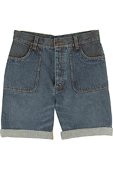 Luella High-waisted denim shorts