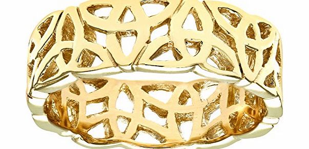 Luisant 9ct Yellow Gold Band Ring Size U