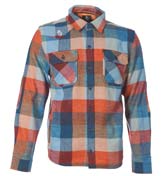Bearing Patchwork Check Over-Shirt