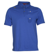 Caines Cobalt Blue Polo Shirt