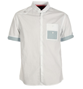 Luke 1977 Chopper White and Blue Baker Stripe