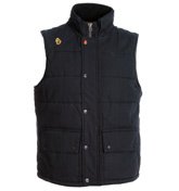 Luke 1977 Elma Dark Navy Hunting Gilet