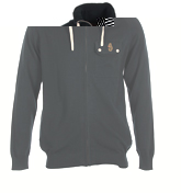 Luke 1977 Friend Dark Navy Full Zip Sweater