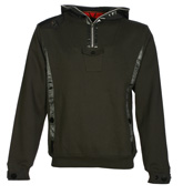 Luke 1977 Gobble Grey 1/4 Zip Hooded Sweatshirt