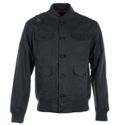Luke 1977 Grant Dark Navy Multi-Pocket Jacket
