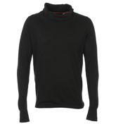 Luke 1977 Jefferson Black Cowl Neck Sweater
