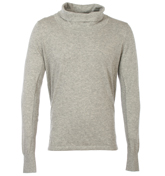 Luke 1977 Jefferson Light Marle Grey Cowl Neck