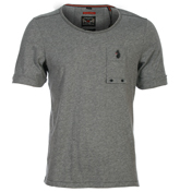 Monty Grey Marl T-Shirt