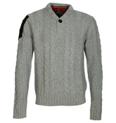 Vader Grey Cable Sweater
