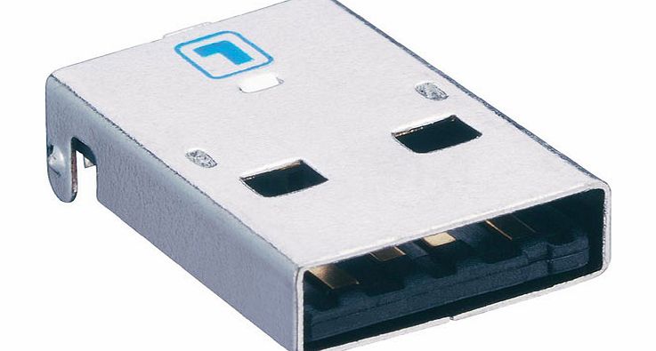 Lumberg 2410 08 USB 2.0 Chassis Plug Type A for