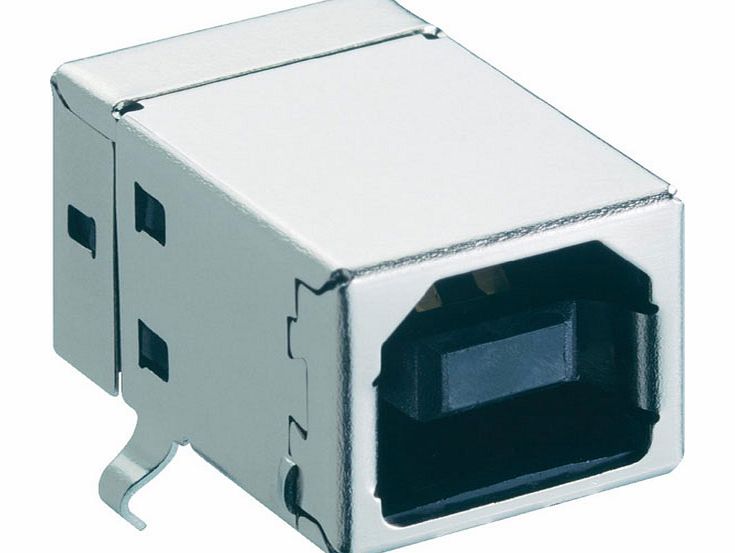 Lumberg 2411 03 USB 2.0 Chassis Socket Type B