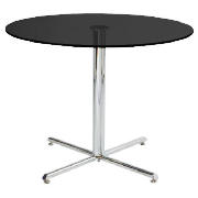 Luna dining table, black