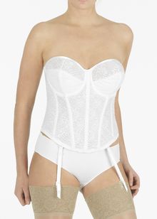 Moulin Rouge long line strapless bustier