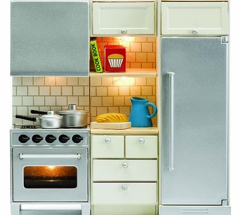 1:18 Scale Dolls House Smaland Stove and Fridge Set