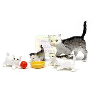 Lundby Dolls House Sm land Cat Family