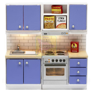 Lundby Dolls House Sm land Kitchen Set