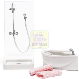Lundby Dolls House Stockholm Jacuzzi Shower Set 1 18 Scale