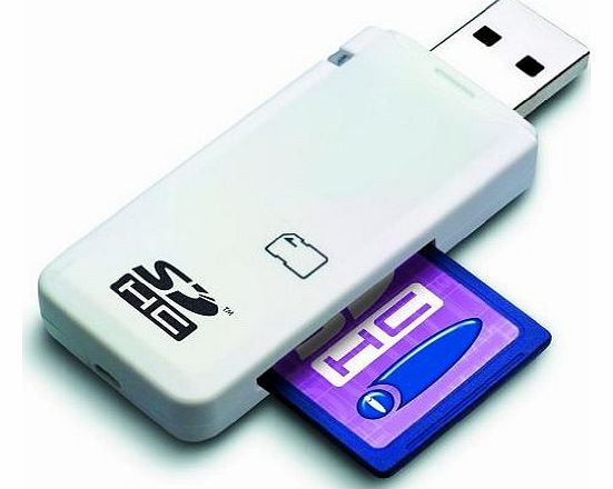 SDHC SD USB 2.0 Memory Card Stick Reader Adapter Writer (Supports Windows & Mac)