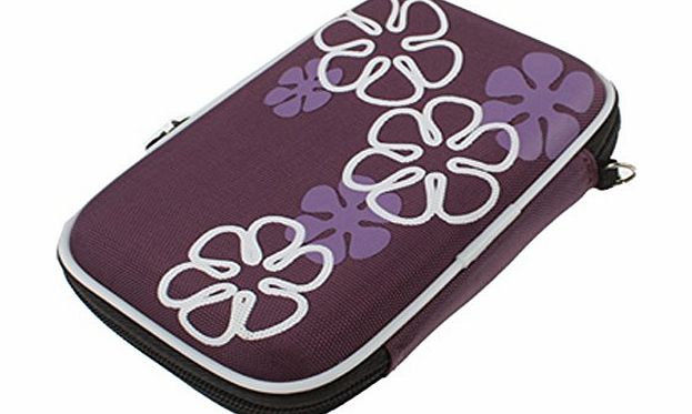LUPO Water and Shock Resistant Hard Universal Digital Camera Bag Case (Internal Size: 135 x 83 x 30mm)- PURPLE